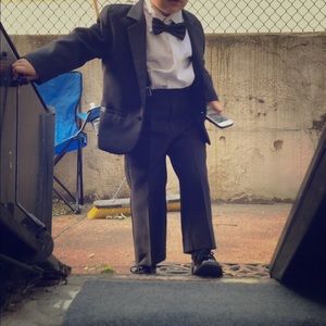 COPY - Toddler boy Tuxedo plus shoes